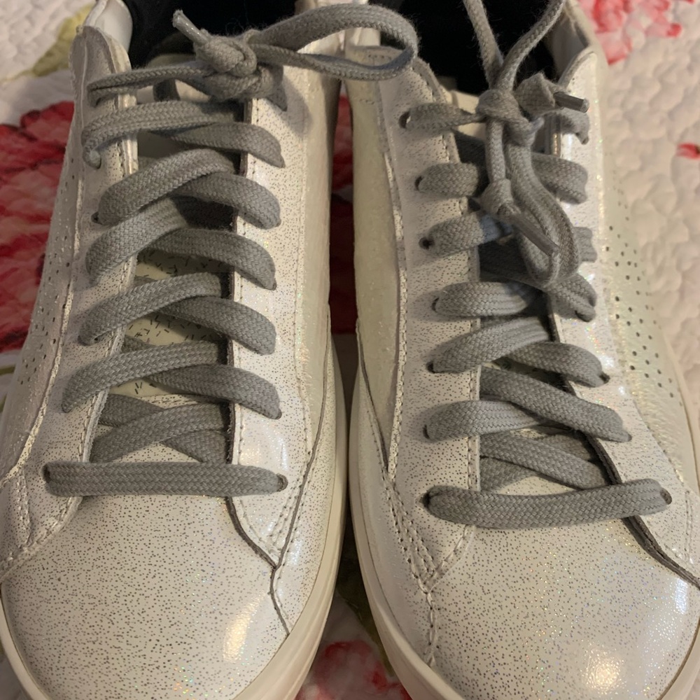 New P448 Leather Sparkle Sneakers